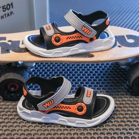 Summer Sandals for Boys Cartoon Kids Shoes Soft Non-Slip Leather Children Shoes Sandalias Children Footwear Outdoor