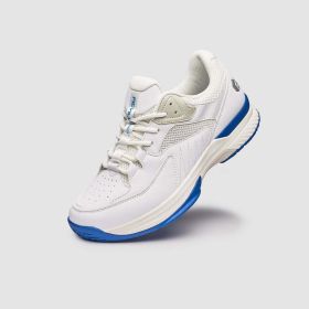 FitVille Men's Amadeus Tennis & Pickleball Court Shoes - White (WIDTH: Extra Wide/4E, size: 9.5)