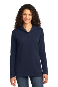 Anvil Ladies French Terry Pullover Hooded Sweatshirt 72500L (Color: Navy, size: S)