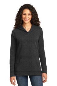 Anvil Ladies French Terry Pullover Hooded Sweatshirt 72500L (Color: Heather Dark Grey, size: L)