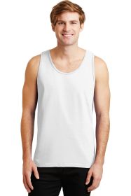 Gildan Ultra Cotton 100% US Cotton Tank Top 2200 (Color: White, size: S)