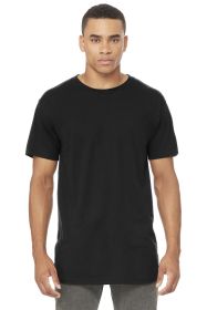 BELLA+CANVAS Men's Long Body Urban Tee BC3006 (Color: Black, size: S)