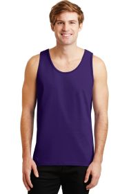 Gildan Ultra Cotton 100% US Cotton Tank Top 2200 (Color: Purple, size: S)